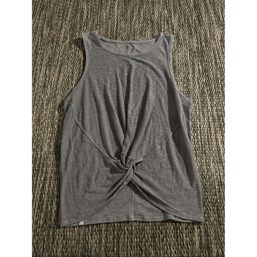 Lululemon Breeze Through Twist Tank Nebula Lightweight Sheer Size 4